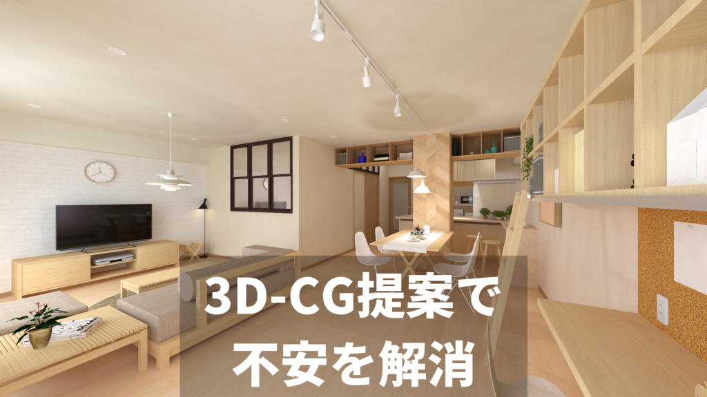 3D-CG提案で不安を解消