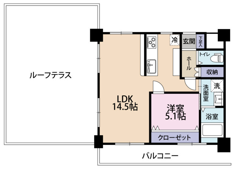 亀有ダイアモンドマンション506号室 (002a)