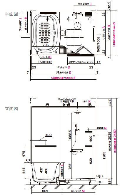 LIXIL　リノビオV　Nタイプ　1216　0.75坪タイプ