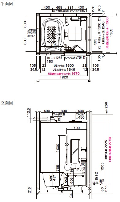 LIXIL　リデア　Hタイプ　1216　0.75坪タイプ