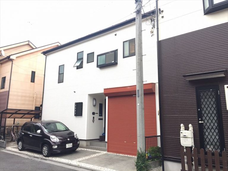 東京都足立区　H様邸　戸建て住宅の外壁・屋根・シャッター塗装