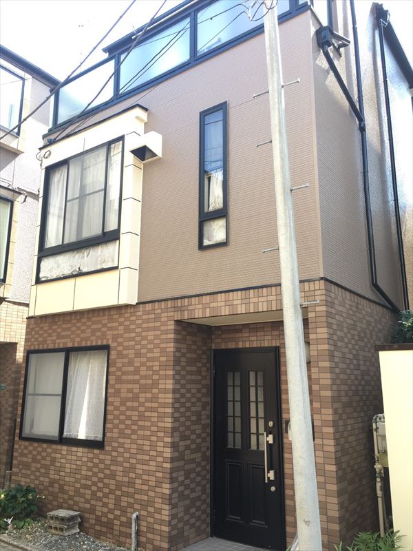 東京都豊島区　F様邸　戸建住宅の外壁屋根塗装・ベランダ防水