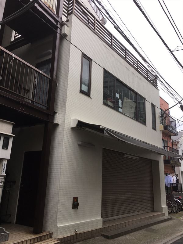東京都足立区　S様邸　事務所店舗の外壁塗装