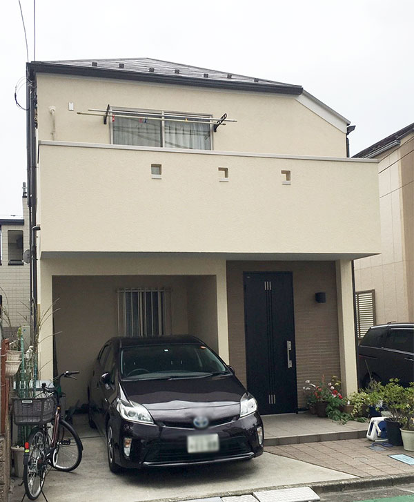 東京都葛飾区　K様邸　戸建て住宅の外壁・屋根塗装工事