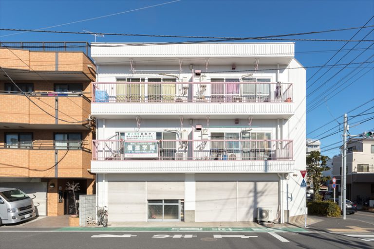 東京都足立区　ALC構造のビル外壁塗装、防水工事