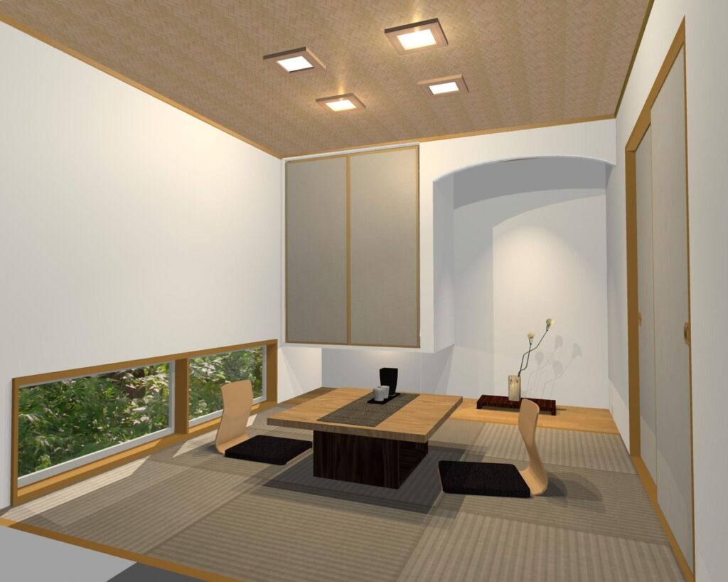 琉球畳を使用した和室