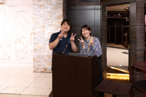 広報の阿部さんと戸井さん!