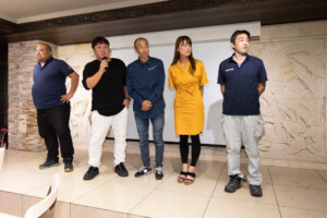 小倉さん、社長、奥野さん、渡辺さん、串橋さん、実は同い年なんです。