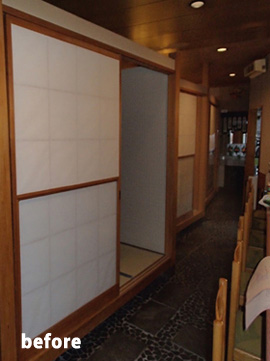 お施主様は、長年続けたお寿司屋さんを閉めて店舗から住居へのリフォームがしたい。そして常連さんだった方が集まれる空間を作りたい。とご希望されていました。 お施主様は、長年続けたお寿司屋さんを閉めて店舗から住居へのリフォームがしたい。そして常連さんだった方が集まれる空間を作りたい。とご希望されていました。