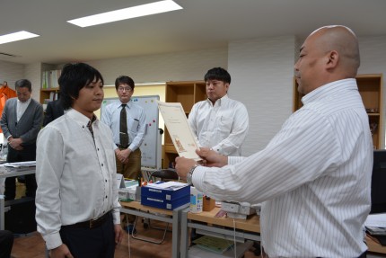 児野さん主任代理に昇格 児野さん主任代理に昇格