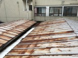 トタン、カバー工法、施工前 トタン、カバー工法、施工前
