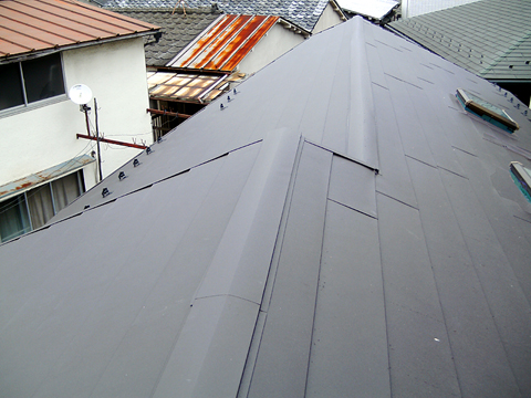 足立区 K様邸 屋根葺替塗装リフォーム (1) bc84d7349ebdd7d0282019a826b3ba87
