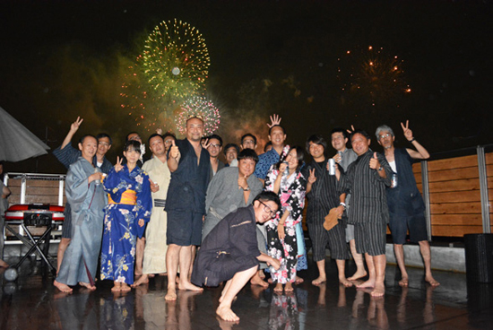 2014/7/19 花火見物&暑気払い 2014/7/19 花火見物&暑気払い