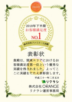 manzoku 表彰状