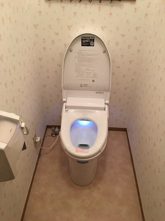 トイレ設置完了