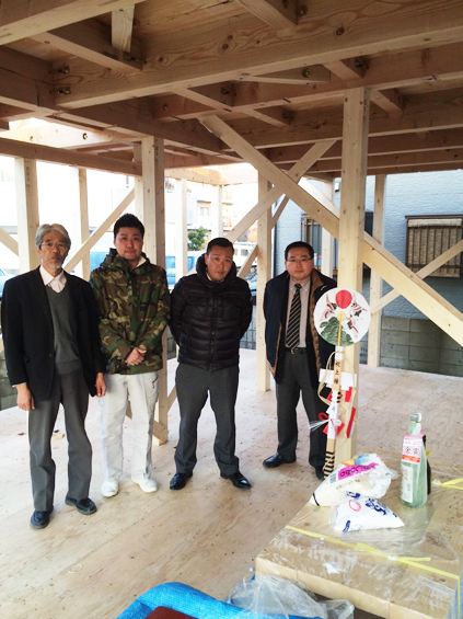 2015/2/11 葛飾区S様邸 新築「上棟式」 2015/2/11 葛飾区S様邸 新築「上棟式」